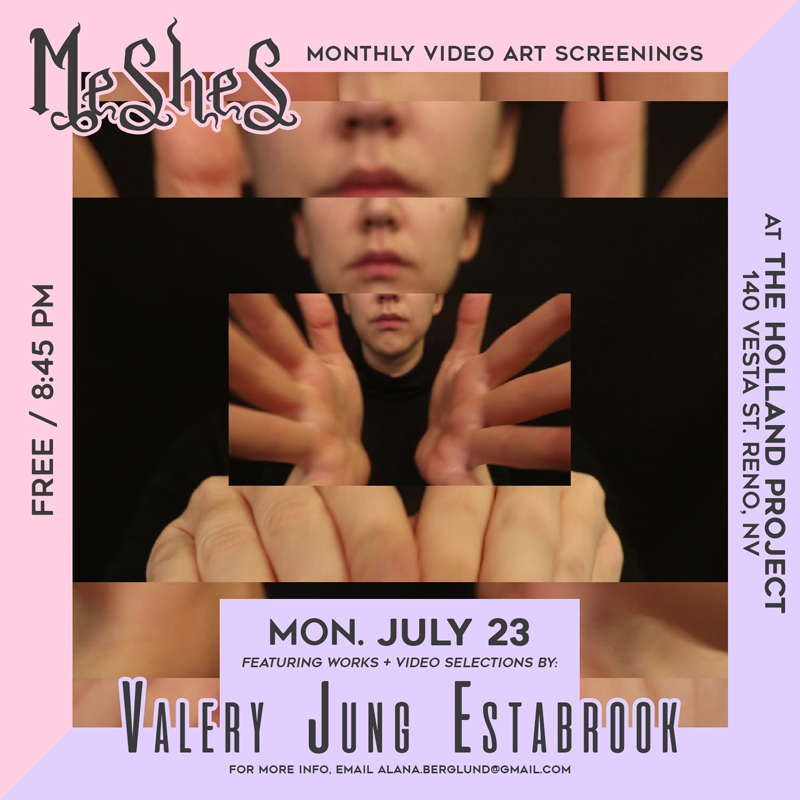 MESHES Video Art Club feat. Valery Jung Estabrook