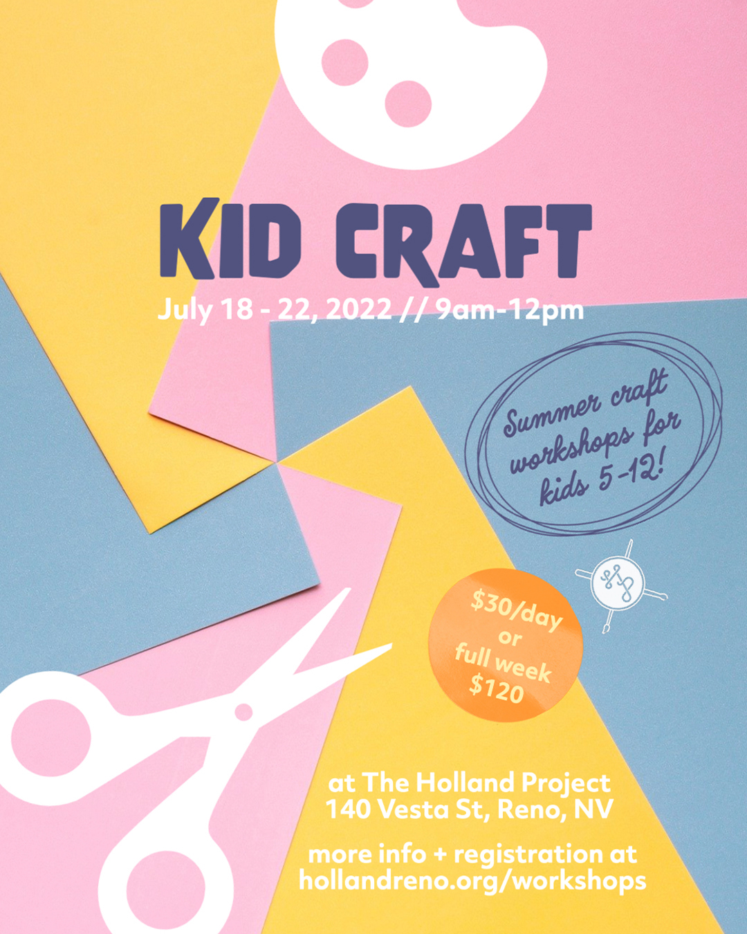 SOLD OUT: Summer Kid Craft – Day 1