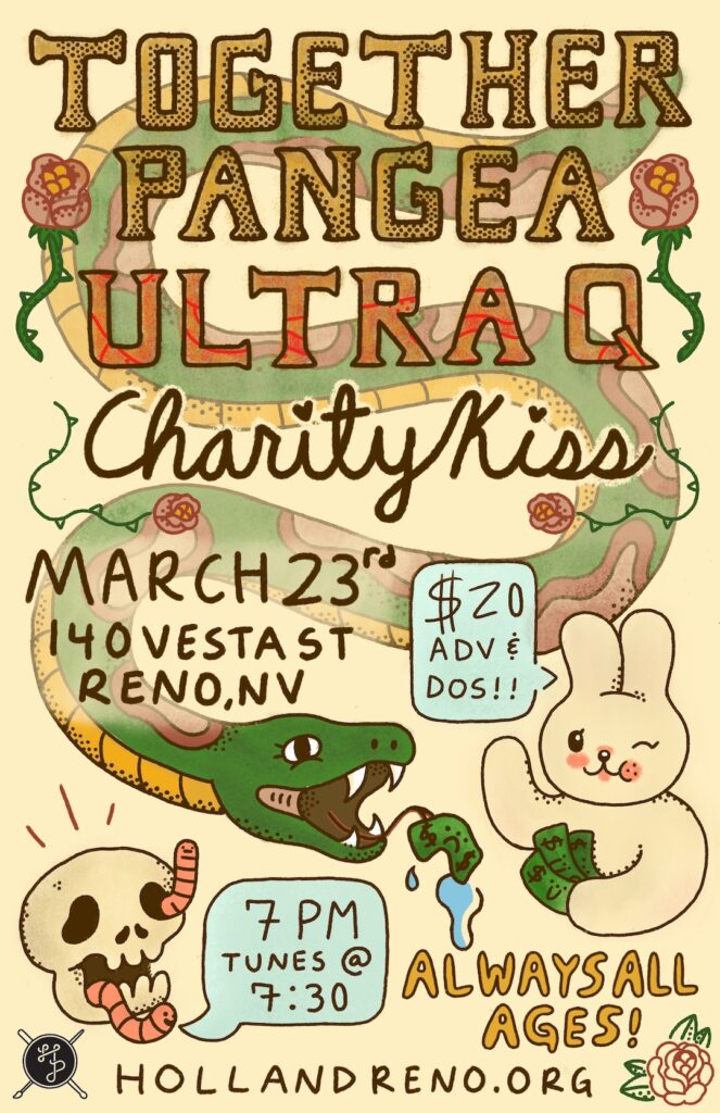 Together Pangea, Ultra Q, Charity Kiss